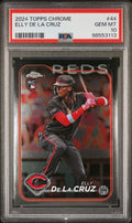 2024 Topps Chrome #44 ELLY DE LA CRUZ (RC) Rookie Card - PSA 10