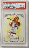 SHOHEI OHTANI 2019 Topps On Demand Momentum Rising #1 Graded PSA 10 Gem Mint