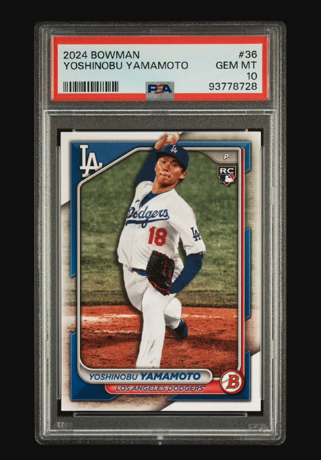 2024 Bowman - Yoshinobu Yamamoto #36 (RC)