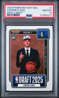 2025-26 Panini Instant - Draft Night 2025 Cooper Flagg #NBADN-1  (RC) PSA 10