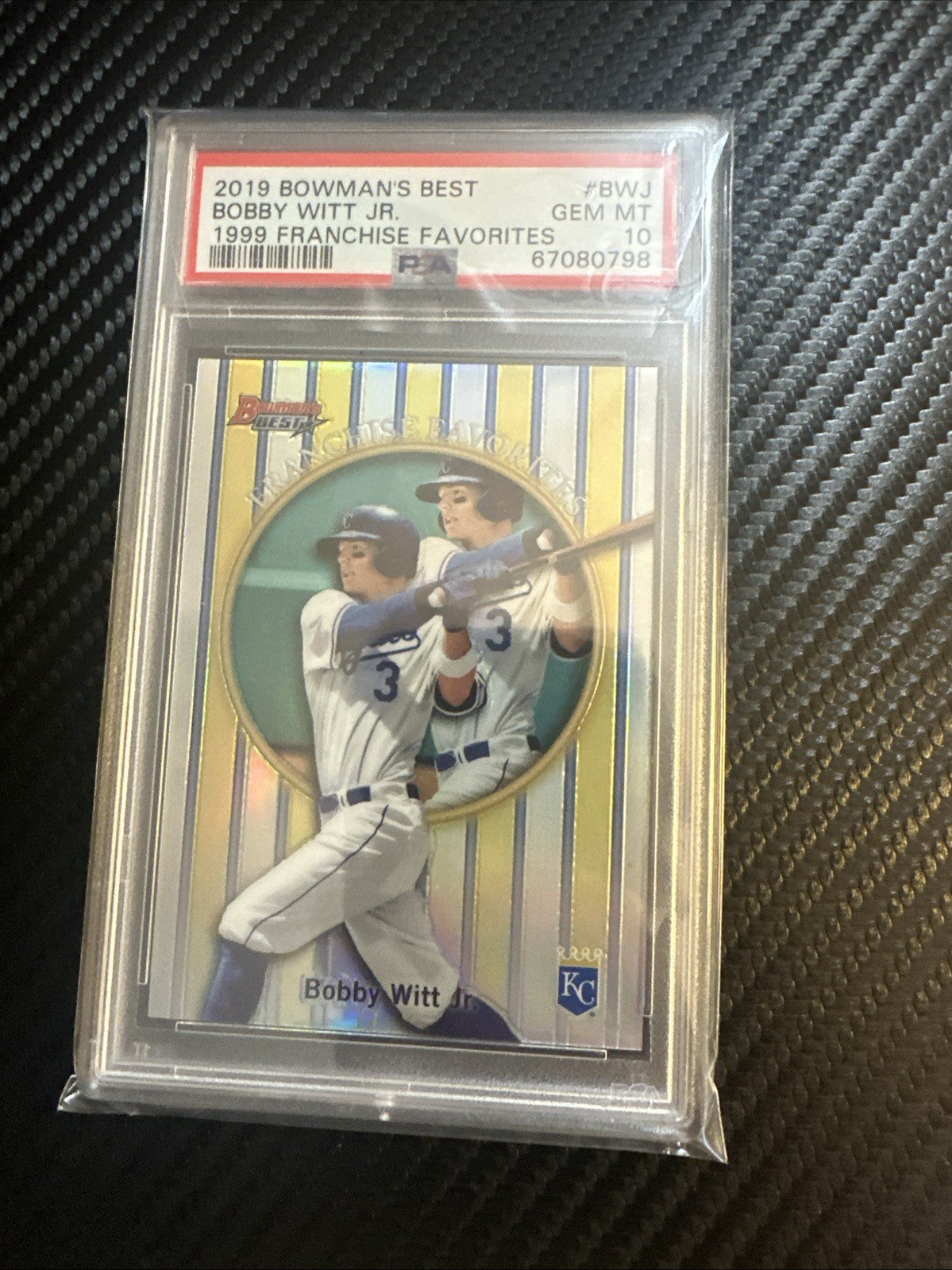 2019 Bowman's Best - 1999 Franchise Favorites Bobby Witt Jr. #99FF-BWJ (RC)