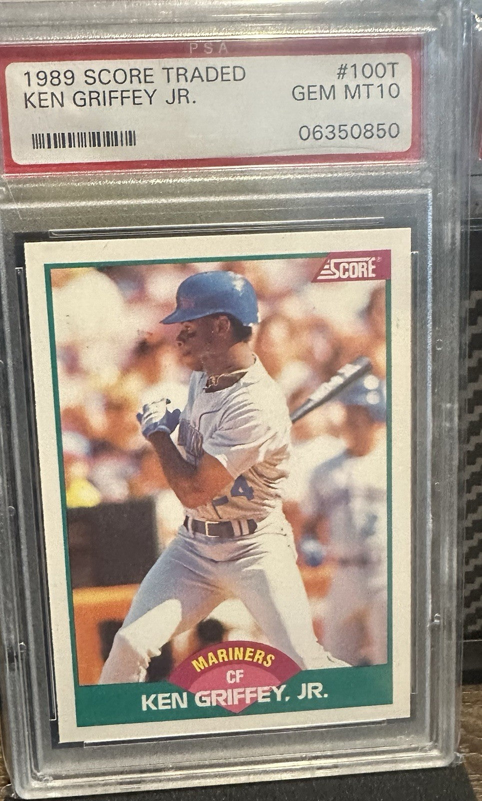 1989 Score Traded #100T Ken Griffey Jr. RC PSA 10 GEM MINT