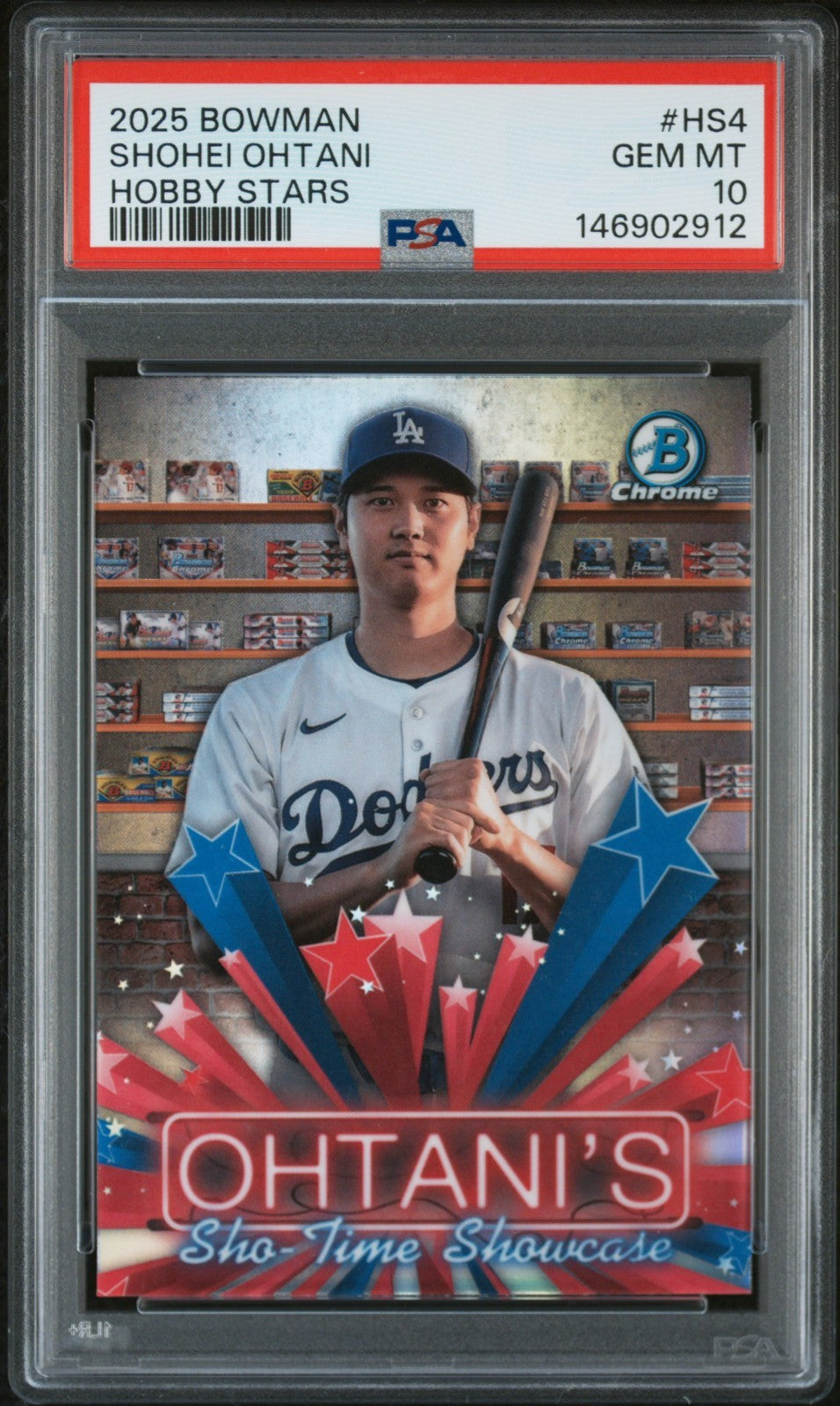 2025 Bowman - Hobby Stars Shohei Ohtani #HS-4 PSA 10 LOW POP!