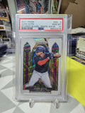 2021 Panini Prizm Juan Soto Stained Glass PSA 10 White Wave Prizm Low POP!
