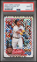2023 Topps Chrome - Ronald Acuña Jr. #39 X-Fractor PSA 10