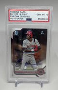 2022 Bowman Chrome Elly De La Cruz Autograph Psa DNA 10 Auto #BCP-50