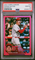 2023 Topps Chrome - Shohei Ohtani #17 Magenta Refractor /399 PSA 10