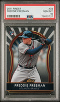 Freddie Freeman - 2011 - Finest - #72 - PSA 10