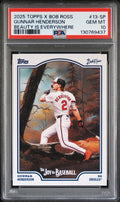 2025 Topps X Bob Ross the Joy of Baseball - Gunnar Henderson #13-SP PSA 10 POP 8