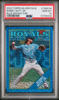 2023 Topps Silver Pack Blue Refractor Bobby Witt Jr. #T88C44 PSA 10 POP 3!