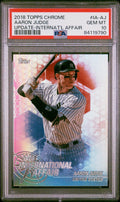 2018 Topps Chrome Update - International Affair Aaron Judge PSA 10