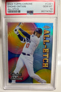 2024 Topps Chrome Shohei Ohtani PSA 10 All-Etch Card