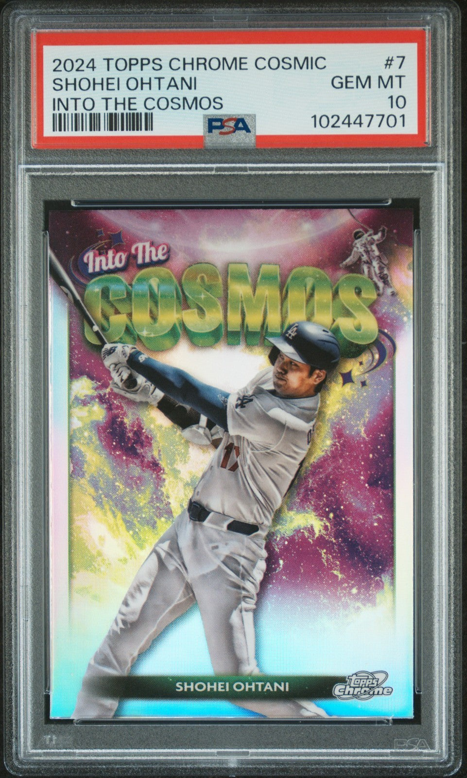 2024 Topps Cosmic Chrome - Into the Cosmos Shohei Ohtani #ITC-7 PSA 10 LOW POP!