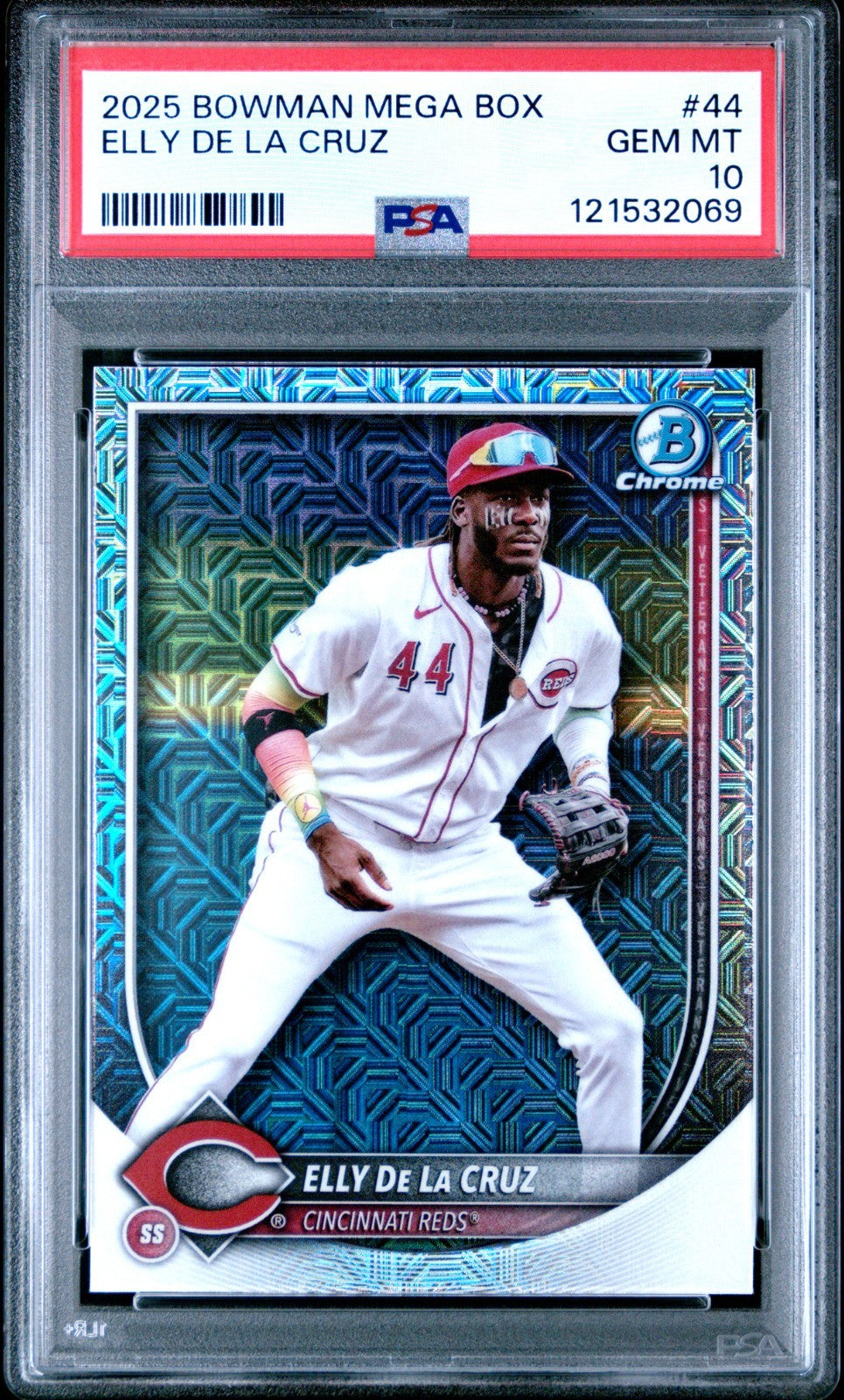 2025 Bowman Chrome Mega Box Mojo Refractor  Elly De La Cruz PSA 10 Low POP!