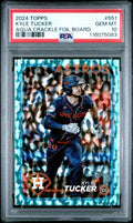 2024 Topps Series 2 - Kyle Tucker #551 Aqua Foil /399 PSA 10