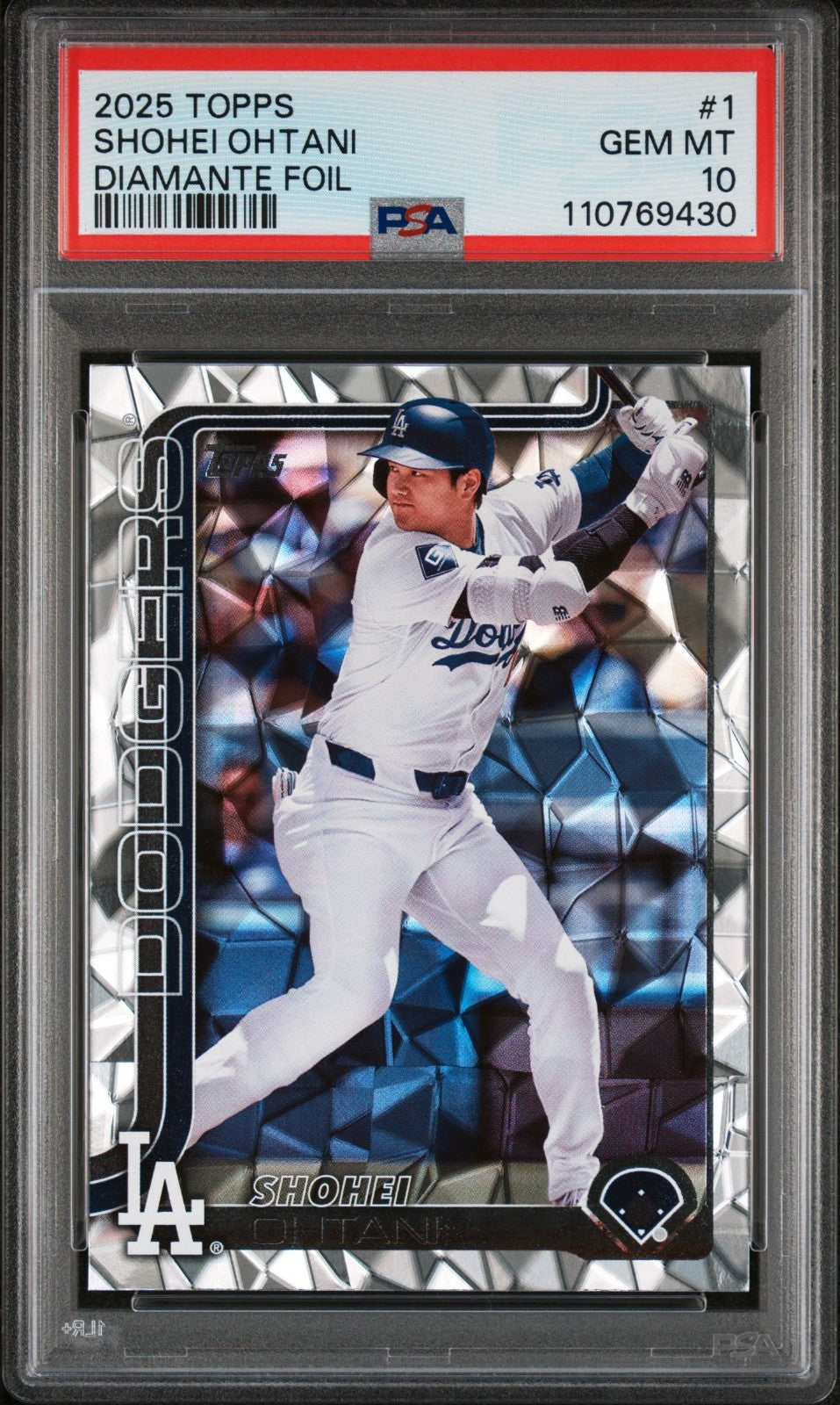 2025 Topps Series 1 - Shohei Ohtani #1 Diamante Foil PSA 10 Low POP