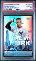2022 Topps Chrome - Heart of the City Aaron Judge #HOC-13 PSA 10