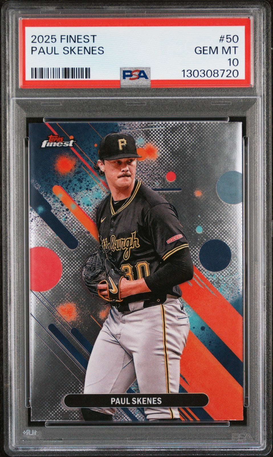 2025 Topps Finest - Paul Skenes #50 PSA 10