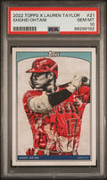 2022 Topps X Lauren Taylor - Shohei Ohtani #21 PSA 10
