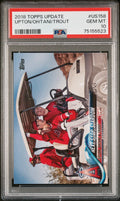 2018 Topps Update Upton, Ohtani & Trout Next Stop, Stardom #US158 PSA 10