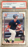 2015 Bowman Draft 1st Kyle Tucker #75 PSA 10 Astros