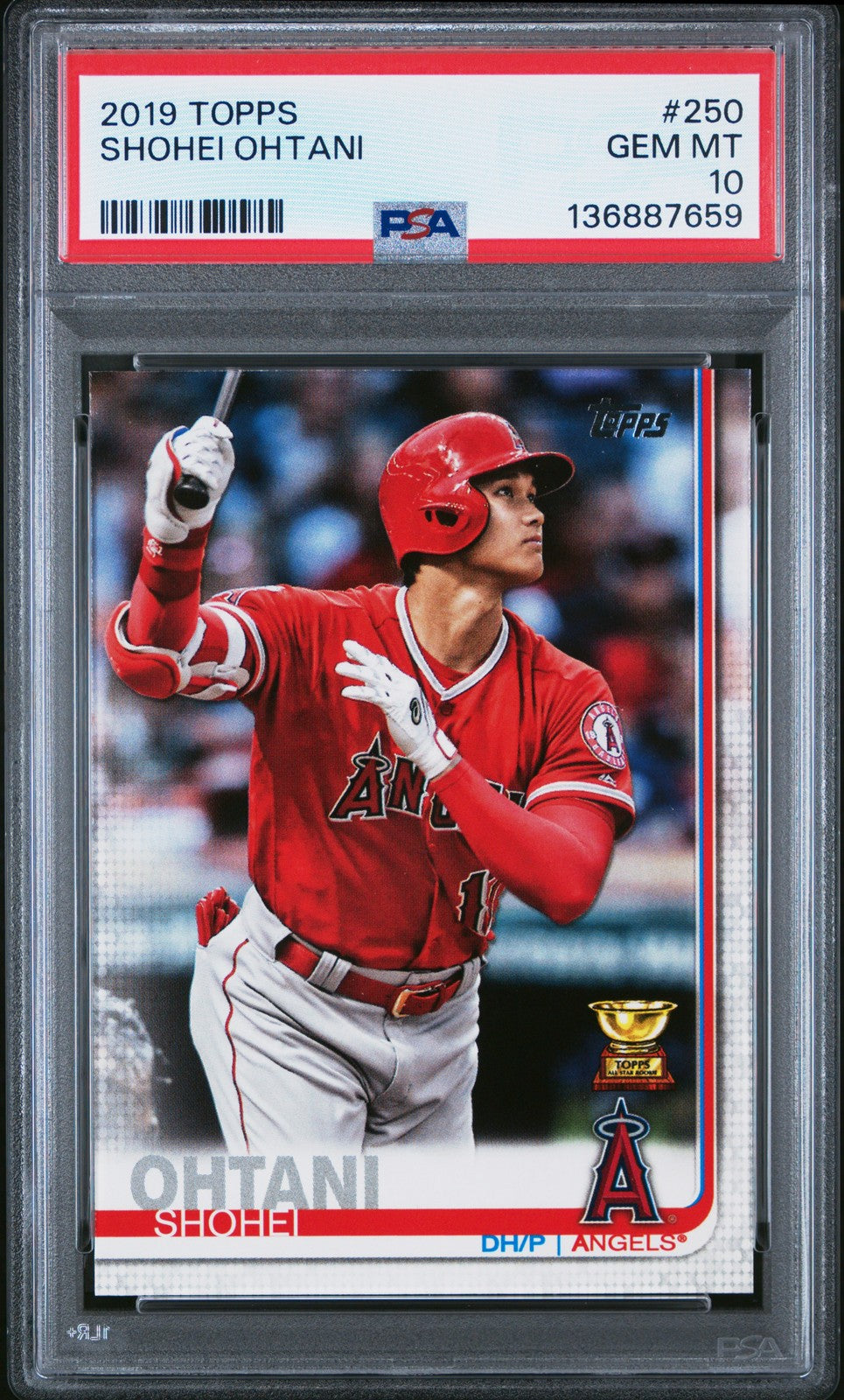 PSA 10 Shohei Ohtani RC Rookie Cup #250 2019 Topps 136887659