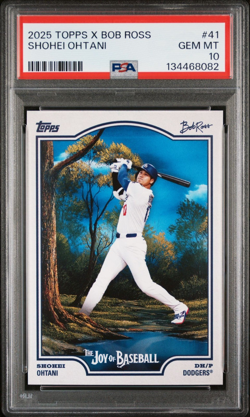 2025 Topps X Bob Ross the Joy of Baseball - Shohei Ohtani #41 - PSA 10