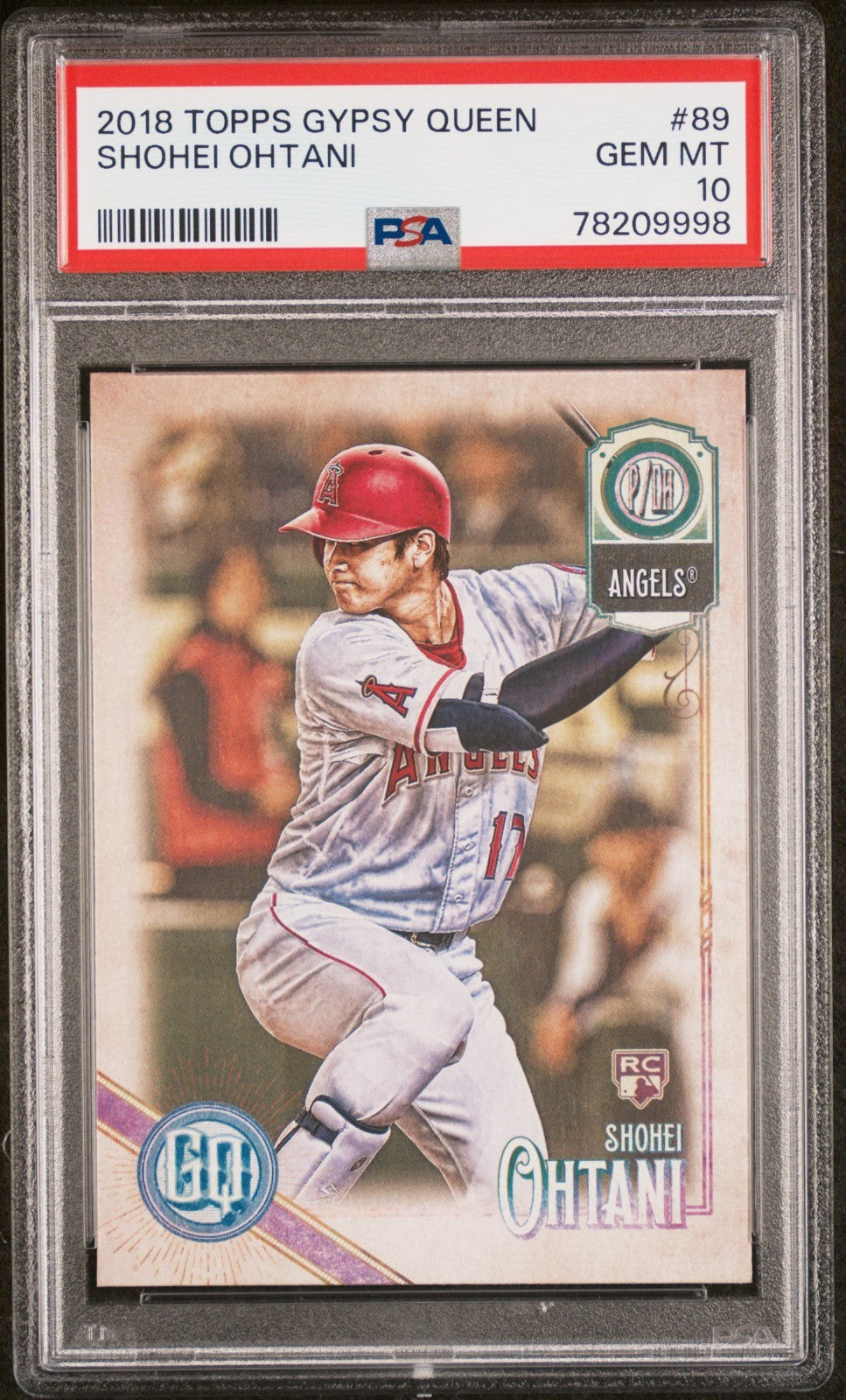 2018 Topps Gypsy Queen - Shohei Ohtani #89 (RC) PSA 10