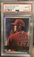 2020 Topps Gallery - Shohei Ohtani #41 Rainbow Foil PSA 10 LOW POP!