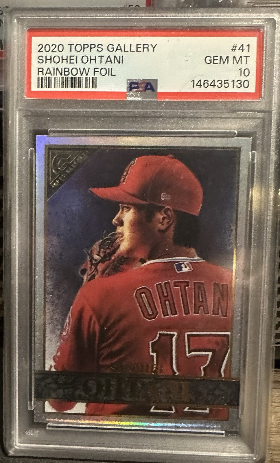 2020 Topps Gallery - Shohei Ohtani #41 Rainbow Foil PSA 10 LOW POP!
