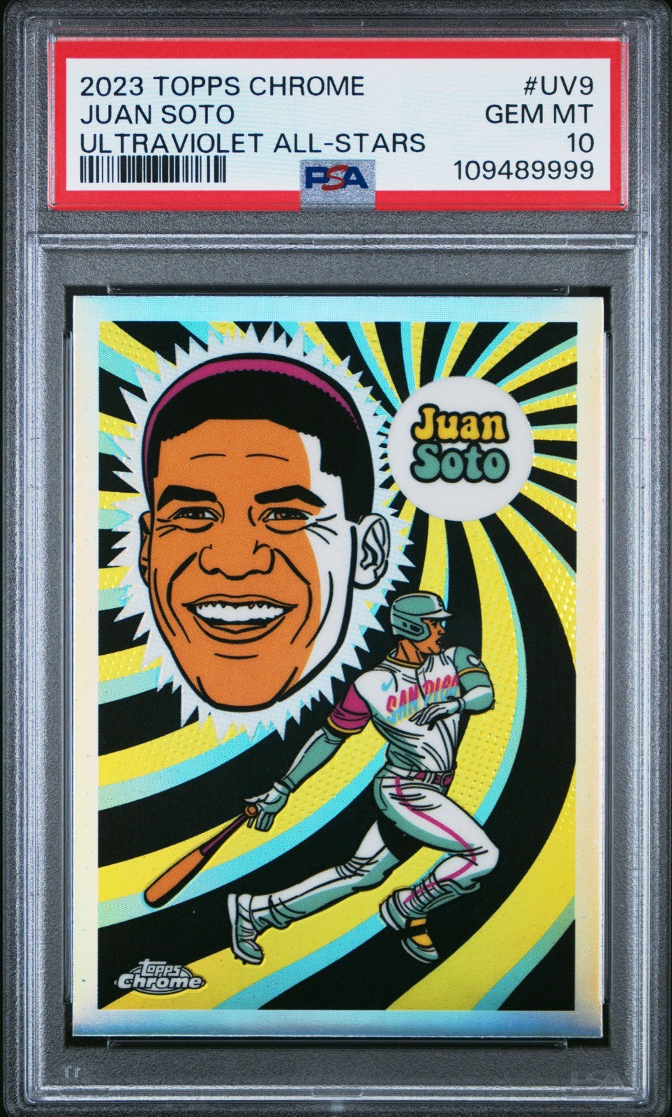 2023 Topps Chrome - Ultraviolet All-Stars Juan Soto #UV-9 PSA 10 LOW POP!