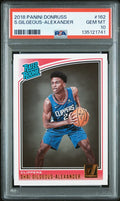 2018-19 Panini Donruss Shai Gilgeous-Alexander RC Rated Rookie #162 PSA 10 Gem