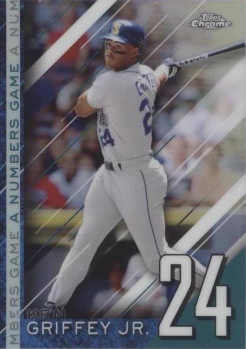 2020 Topps Chrome Update Series - Target a Numbers Game Ken Griffey Jr #NGC-10